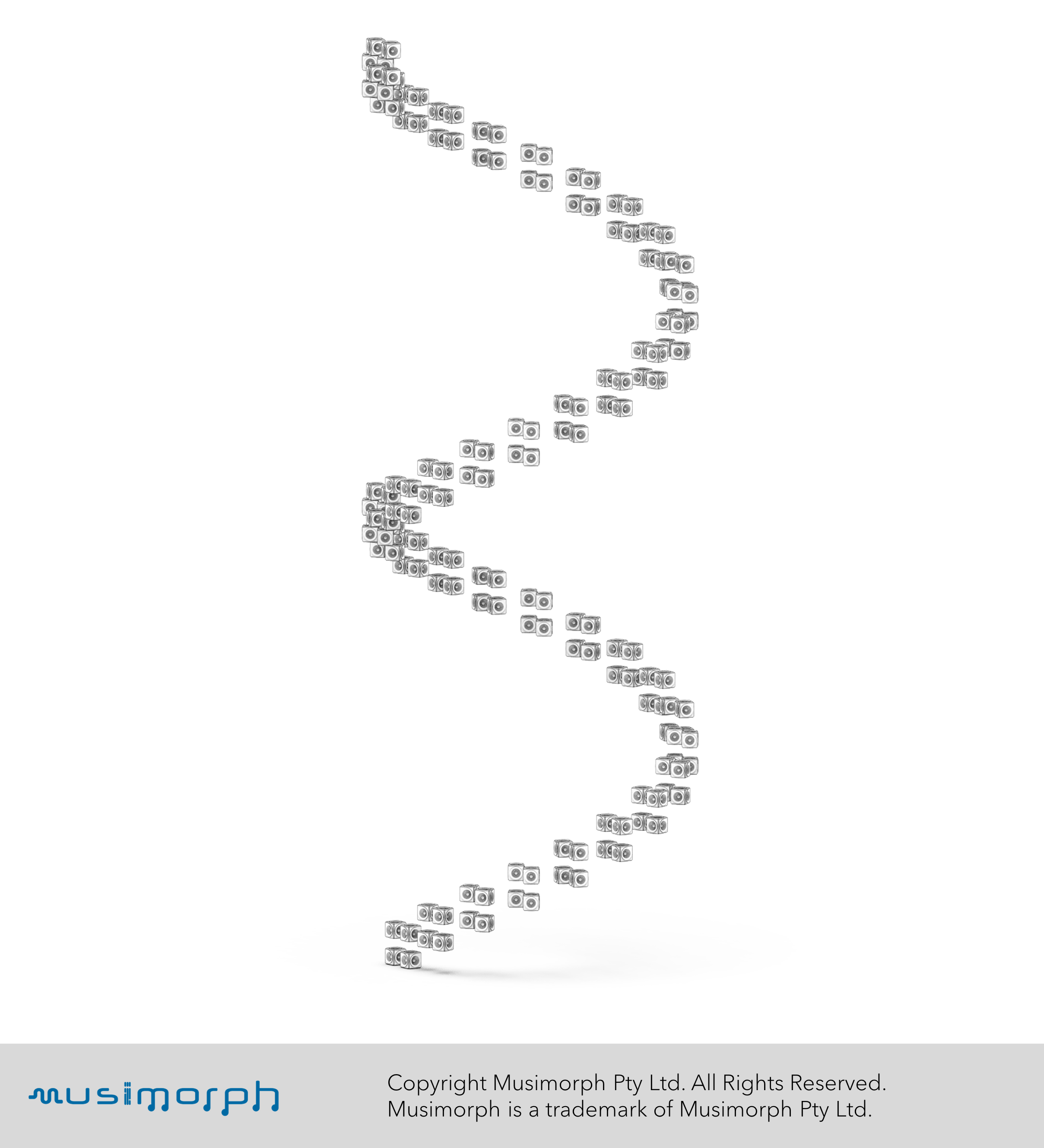 Spiral speaker array