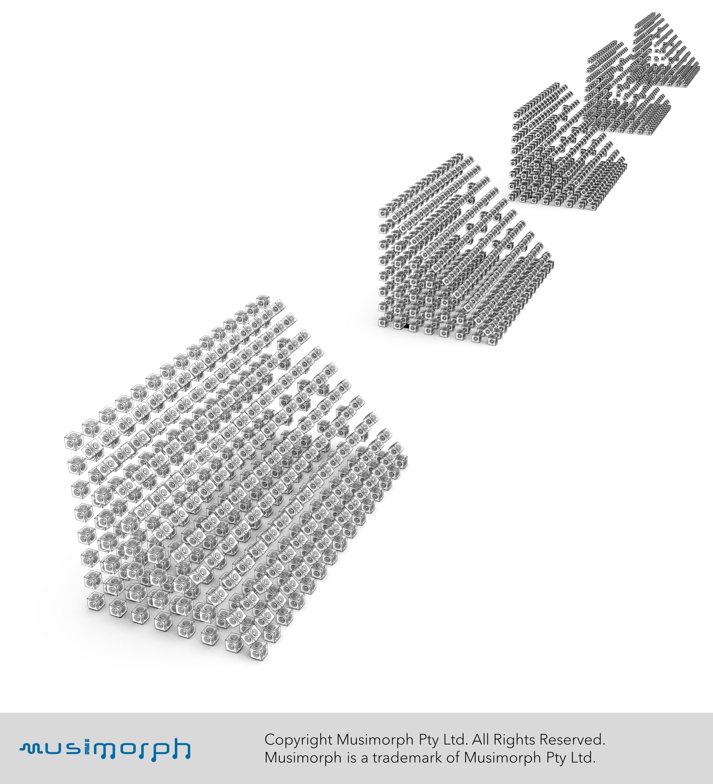 Triangular prism speaker array